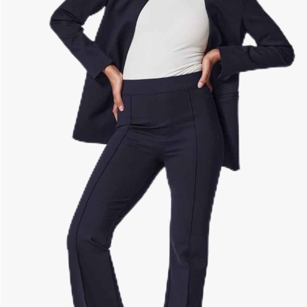 Spanx- The Perfect Pant, Hi-Rise Flare- Black Work Pants